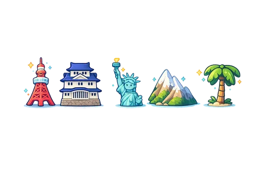 Ilustracion de monumentos